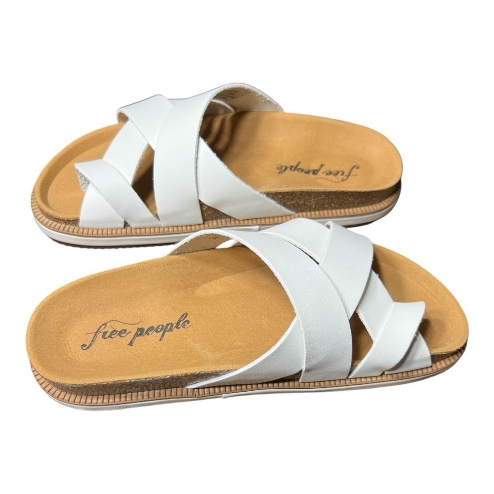 Free People Ventura Chic White Strappy Sandals - Picture 2 of 8